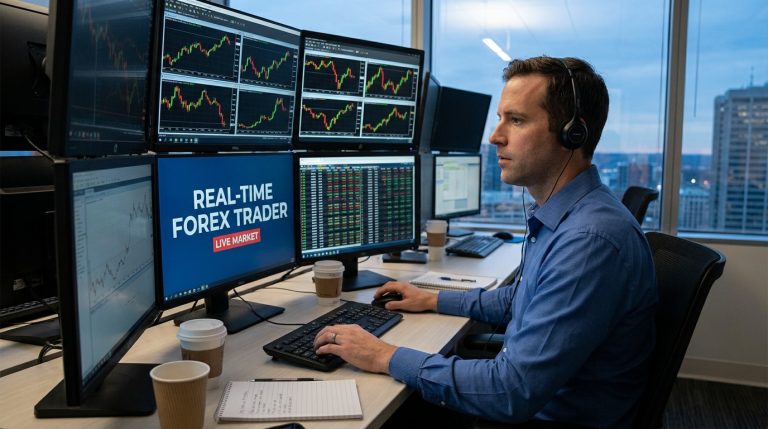 Real time forex trading